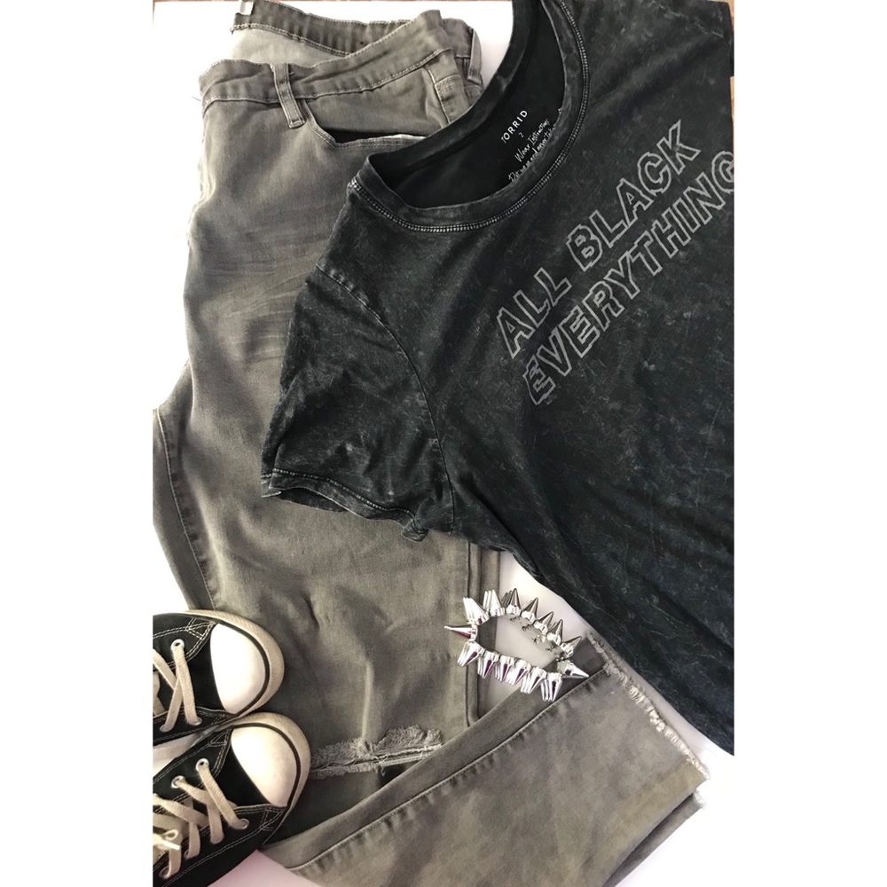 Refuge+ distresssed jeans SZ 18